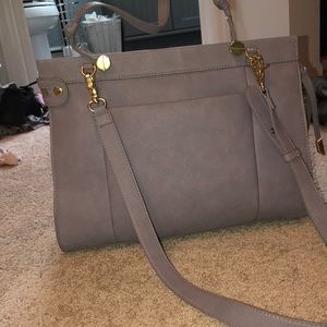 Foley & Corinna pale purple purse, large satchel